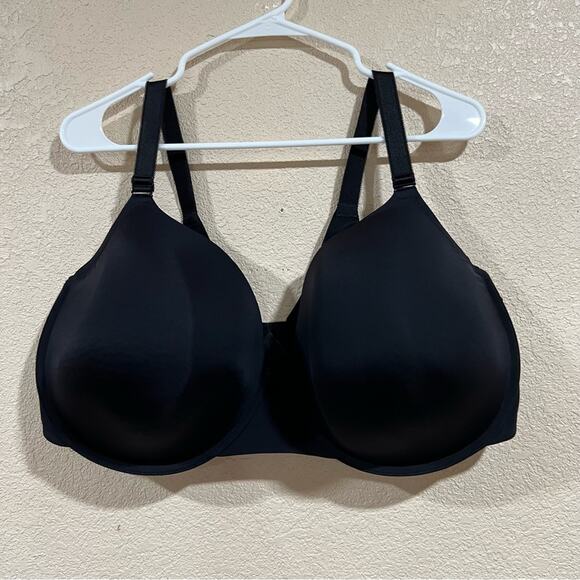 Torrid Curve 360 back smoothing lightly lined t-shirt black bra - 44G - Picture 1 of 7